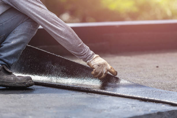 Professional Basement Waterproofing technician working in Paw Paw, MI